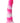 Colours Pleasures Yum Yum Silicone Dildo - Pink/White - 7in