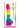 Colours Pride Edition Silicone Dildo - Multicolor/Rainbow - 8in