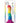 Colours Pride Edition Wave Silicone Dildo - Multicolor/Rainbow - 6in