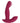 Come On Over Rechargeable Silicone Dual Vibrator with Remote Control - Red