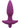 Corked 2 Silicone Anal Plug - Lavender/Purple - Medium
