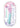 Cotton Candy Flufferella Rechargeable Silicone Vibrator - Aqua/Blue/Fuschia/Pink
