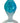Cotton Candy Joy Gems Silicone Pleasure Anal Plug - Saphire - Blue