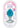 Cotton Candy Joy Gems Silicone Pleasure Anal Plug - Saphire - Blue