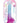Cotton Candy Sour Baller Silicone Dildo - Aqua/Blue/Purple - 7in