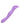 Couture Collection Dual Flickering Rechargeable Silicone Wand - Purple
