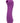 Couture Collection Dual Pleasure Wand Rechargeable Silicone Massager - Purple