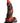 Creatiave Cocks Fire Demon Monster Silicone Dildo - Black/Red