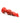 Creature Cocks Fire Hound Silicone Dildo - Black/Red - Small