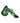 Creature Cocks Glowzilla Glow In The Dark Silicone Dildo - Black/Glow In The Dark/Green