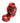 Creature Cocks Hell Hound Silicone Penis Sleeve and Ball Stretcher - Black/Red - Medium