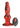 Creature Cocks Hell Wolf Silicone Rechargeable Thrusting and Vibrating Dildo - Black/Red
