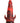 Creature Cocks Horny Devil Demon Silicone Dildo - Black/Red