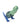 Creature Cocks Jurassic Dock Dinosaur Silicone Dildo - Blue/Green