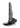 Creature Cocks The Gargoyle Rock Hard Silicone Dildo - Black/Silver - 9.3in