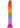 Crystal Jellies Dildo - Multicolor/Rainbow - 7in