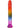 Crystal Jellies Dildo - Multicolor/Rainbow - 8.5in