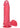 Crystal Jellies Dildo with Balls - Pink - 8in