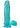 Crystal Jellies Realistic Dildo with Balls - Teal - 8in