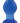 Crystal Premium Glass Butt Plug - Blue - Small
