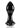 Crystal Premium Glass Rose Probe - Black