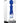 Dazzle Rechargeable Silicone Wand Massager with Glitter Handle - Blue