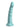 Dillio Platinum Slim Seven Silicone Dildo - Teal - 7in