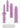 Dr. Laura Berman Dilators Set Of 4 Interlocking Sizes Plus Sleeve - Lavender/Purple