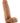 Dr. Skin Glide Self Lubricating Dildo with Balls - Caramel - 7in