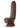 Dr. Skin Plus Thick Posable Dildo with Squeezable Balls - Chocolate - 8in