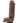 Dr. Skin Mr. D Dildo with Balls and Suction Cup - Chocolate - 8.5in