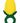 Edgy Veggies Corn Holer Silicone Mini Vibrator - Green/Yellow