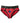 Em.Ex.. Active Harness Wear Contour Harness Briefs - Red - XSmall