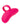 Envy Handheld Thumping Rechargeable Silicone Massager - Pink