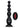 Envy Toys Remote Controlled Flexi Beads Rechargeable Silicone Vibrating Anal Beads with Suction Base - Black