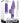 Fingerific Rechargeable Silicone Finger Bullet Vibrator with Clitoral Stimulator - Purple