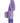 Fingerific Rechargeable Silicone Finger Bullet Vibrator with Clitoral Stimulator - Purple