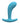 Firefly Contour Plug Silicone Butt Plug - Blue/Glow In The Dark - Medium