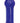 First Glass Anal Plug - Blue/Indigo