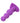First Time Triple Beaded Silicone Rechargeable Probe - Purple