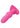 First Time Vibrating Beaded Silicone Rechargeable Probe - Pink
