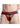 Fister 3d Rubber Fist Jock - Black/Red - Small