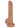 Fleshstixxx Dual Density Silicone Bendable Dong with Balls - Caramel - 9in