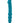 Flip Flop Rechargeable Silicone Dual End Vibrator - Blue