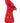 French Kiss Seducer Rechargeable Silicone Clitoral Stimulator - Red