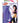 Frisky Double Delight Dual Penetration Vibrating Rabbit C-Ring - Purple