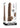 Full Monty Silicone Rechargeable Realistic Dildo with Remote - Chocolate - 9in
