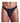 Fundies Unzip It Thong with Black Zorro Mask - Black - One Size