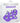 Fuzu Glove Massager Glove with Rolling Balls - Purple