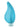 Gaia Eco Caress Rechargeable Plant Based Vibrator - Aqua/Blue